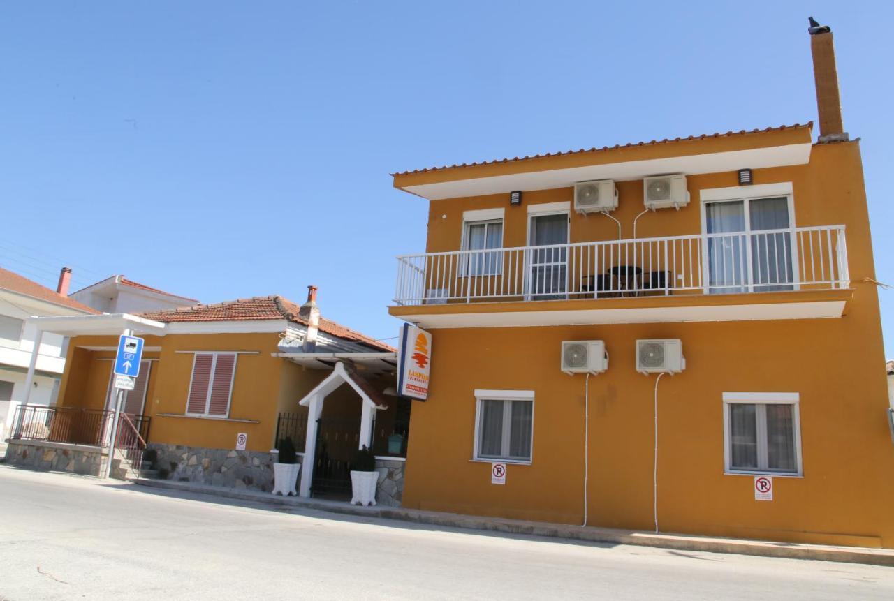 Lampias Apartments Keramotí Exterior foto